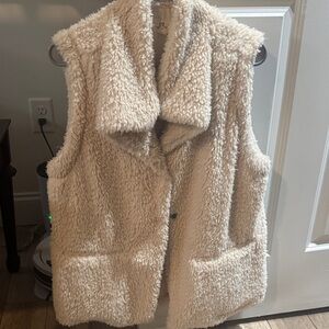 Thread & Supply Cream Sherpa-Lined Vest